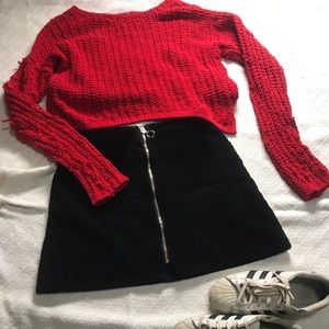 Chunky Knot Cropped Sweater